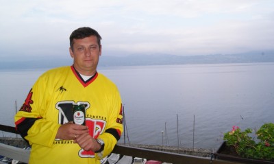 Женевское озеро. Лозанна на горизонте