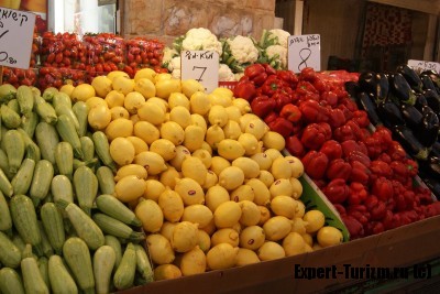 Цены на рынке Иерусалима, Израиль