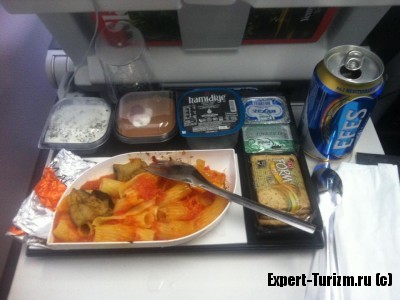 Питание на борту Turkish Airlines